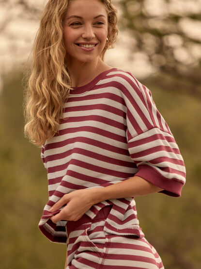 Full Stride Stripe Top - AS Kids