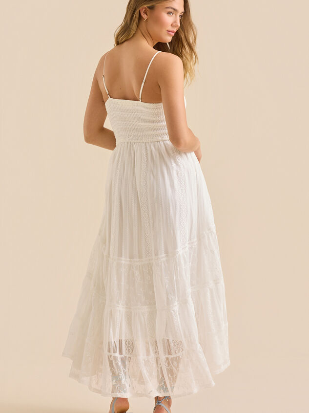 Tami Lace Tiered Maxi Dress Detail 4 - ALTAR'D STATE KIDS
