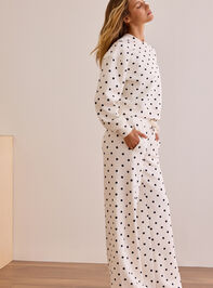 Supersoft Polka Dot Crew Pullover Detail 5 - AS Kids