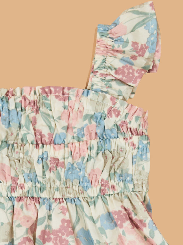 Evie Floral Baby Dress Detail 3 - AS Kids