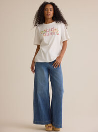 Girl Mom Floral Tee Detail 3 - ALTAR'D STATE KIDS