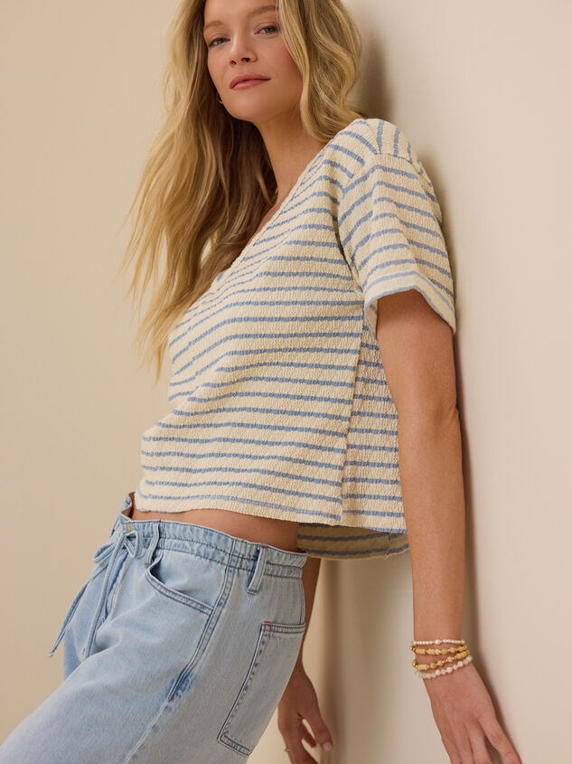 Scarlett V-Neck Striped Top - ALTAR'D STATE KIDS