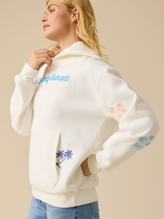 Chasing Sunsets Hoodie Detail 4 - ALTAR'D STATE KIDS