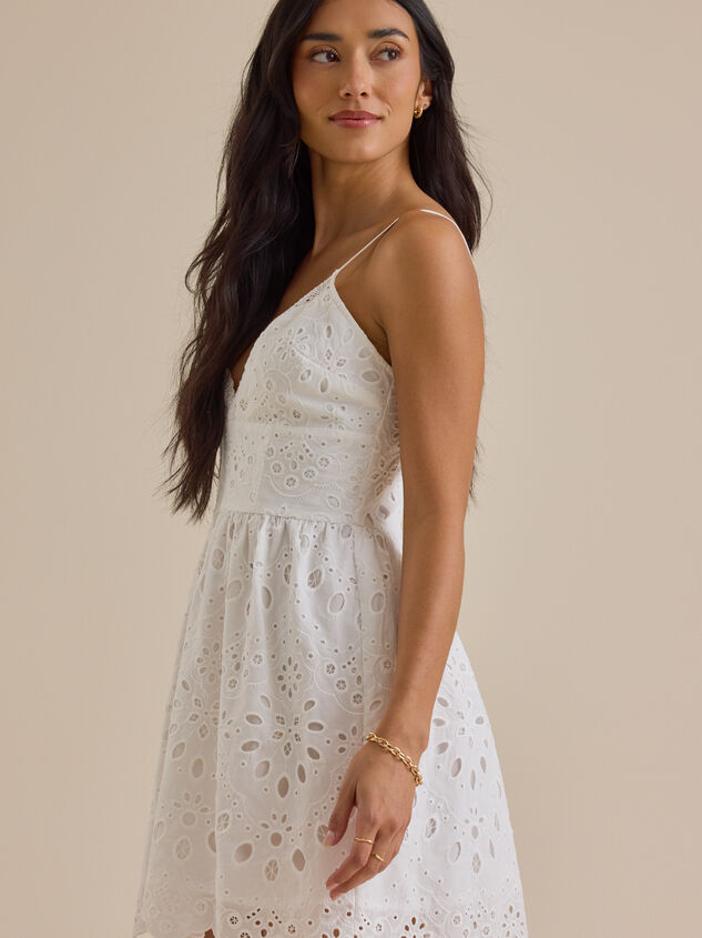 Sallie Eyelet Mini Dress Detail 2 - ALTAR'D STATE KIDS