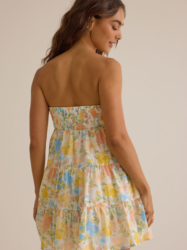 Kaya Tiered Mini Dress Detail 3 - AS Kids