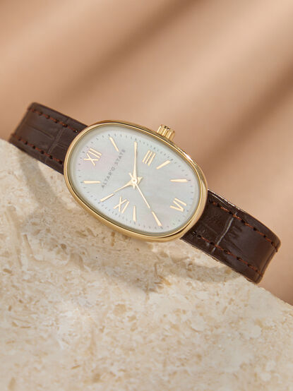 Cassie Oval Leather Watch - ALTAR'D STATE KIDS