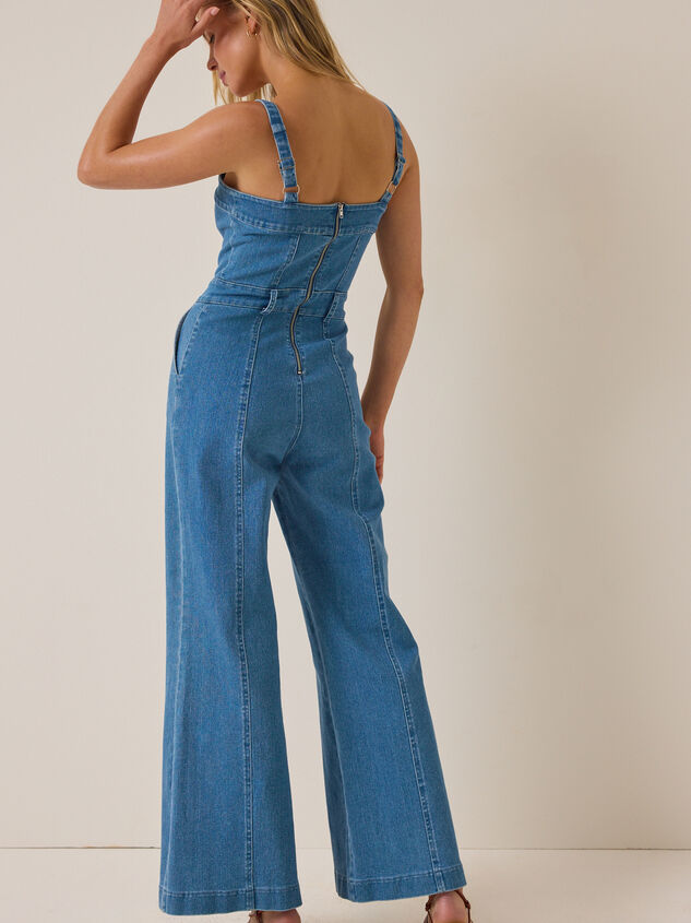 Aveline Denim Jumpsuit Detail 5 - AS Kids