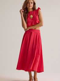 Lunella Tie Back Crop Top Detail 3 - AS Kids