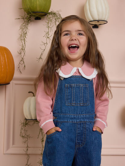 Audrey Peter Pan Cable Knit Sweater - AS Kids