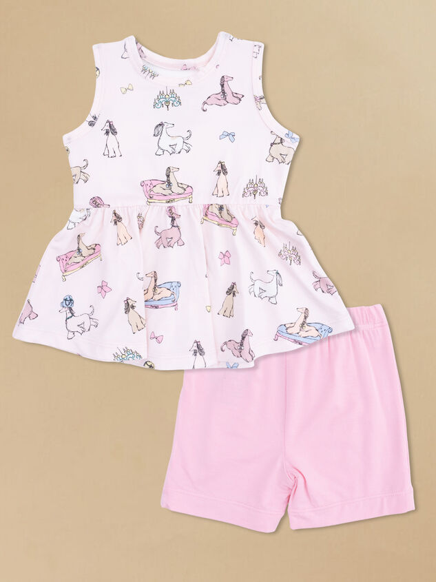 Fancy Dog Top and Short Set - AS Kids