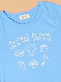 Slow Days Tee Detail 2 - ALTAR'D STATE KIDS