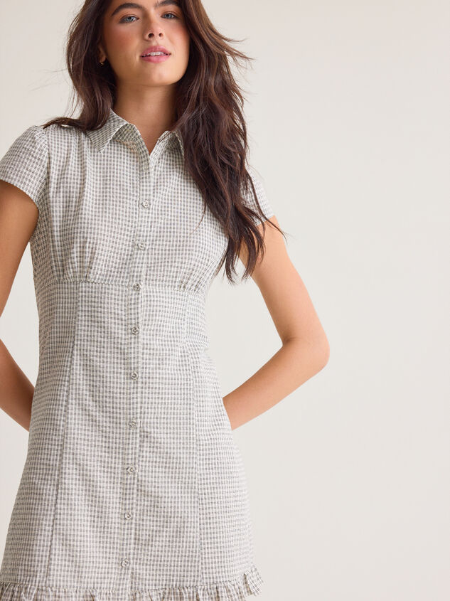 Hallee Plaid Mini Dress - AS Kids