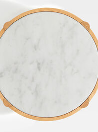 Sienna Marble Side Table Detail 4 - ALTAR'D STATE KIDS