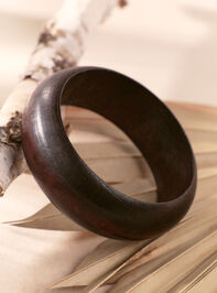 Wide Wood Bangle - AS Kids