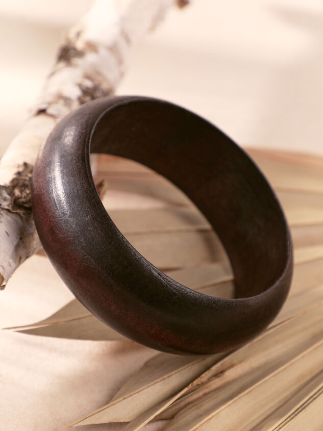 Wide Wood Bangle - AS Kids