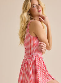 Noa Gingham Romper Detail 5 - AS Kids