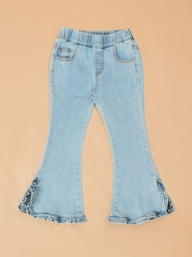 Jilly Ruffle Flare Jeans - ALTAR'D STATE KIDS