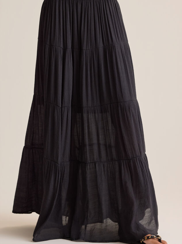 Tate Tiered Flowy Maxi Skirt Detail 2 - AS Kids