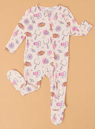 Kickoff Cutie Ruffle Footie Detail 2 - AS Kids