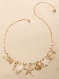 Isla Gold Pearl Charm Necklace - ALTAR'D STATE KIDS