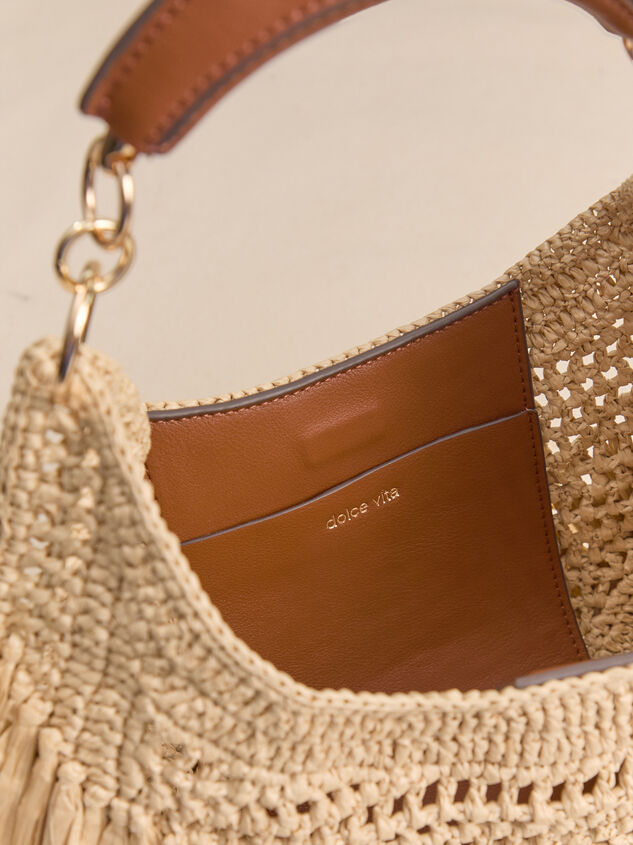 Amarilis Fringe Straw Shoulder Bag Detail 4 - AS Kids