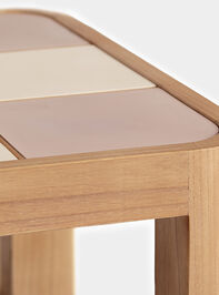 Audrey Wood Coffee Table Pink Detail 6 - AS Kids