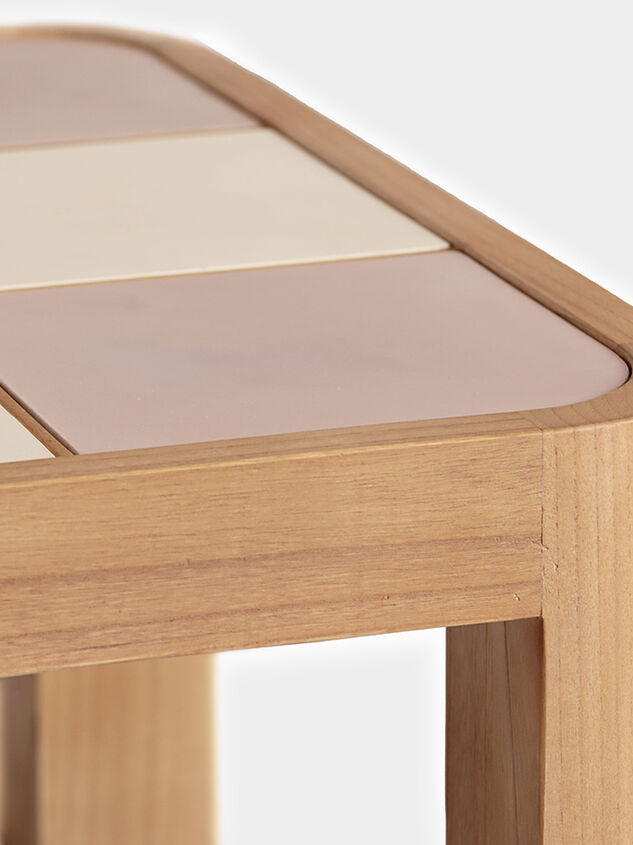 Audrey Wood Coffee Table Pink Detail 6 - AS Kids