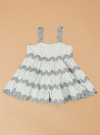 Amelia Floral Ric Rac Toddler Dress - ALTAR'D STATE KIDS