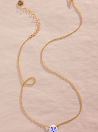 18K Gold Painted Charm Necklace Detail 2 - ALTAR'D STATE KIDS