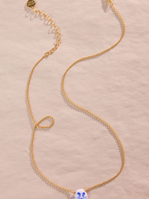 18K Gold Painted Charm Necklace Detail 2 - ALTAR'D STATE KIDS