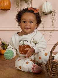 Hey Pumpkin Fuzzy Sweatshirt - AS Kids