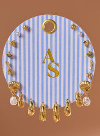 Hoop Shell 18k Gold Earring Set - ALTAR'D STATE KIDS