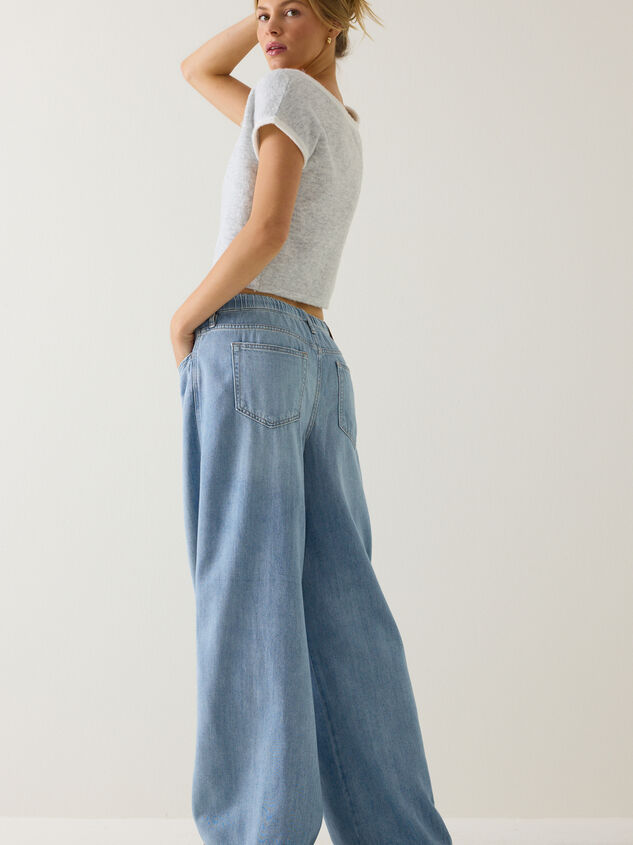 Maryann High-Rise Twist Baggy Jean Detail 3 - AS Kids