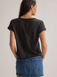 Demi Slub Roll Sleeve Tee Detail 4 - AS Kids