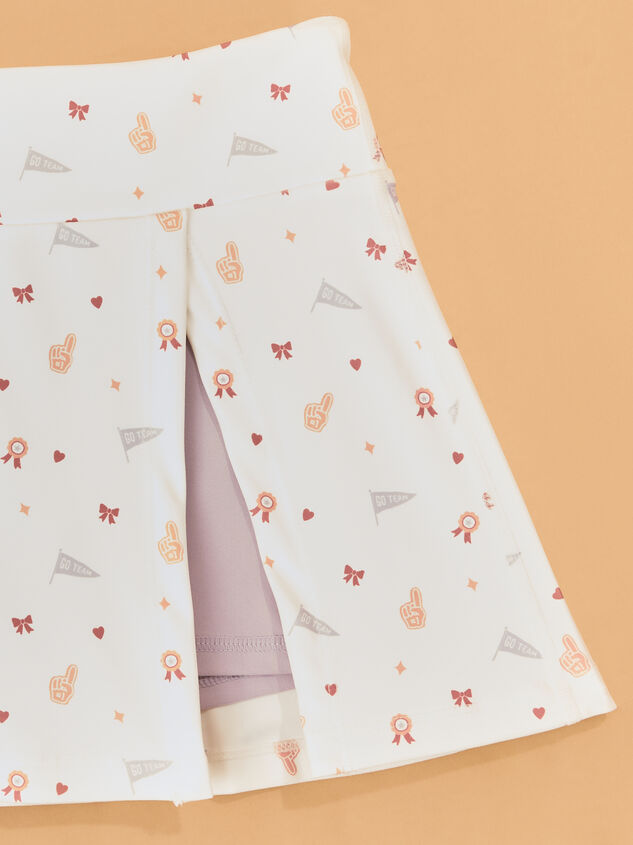 Cheer Split Skort Detail 3 - AS Kids