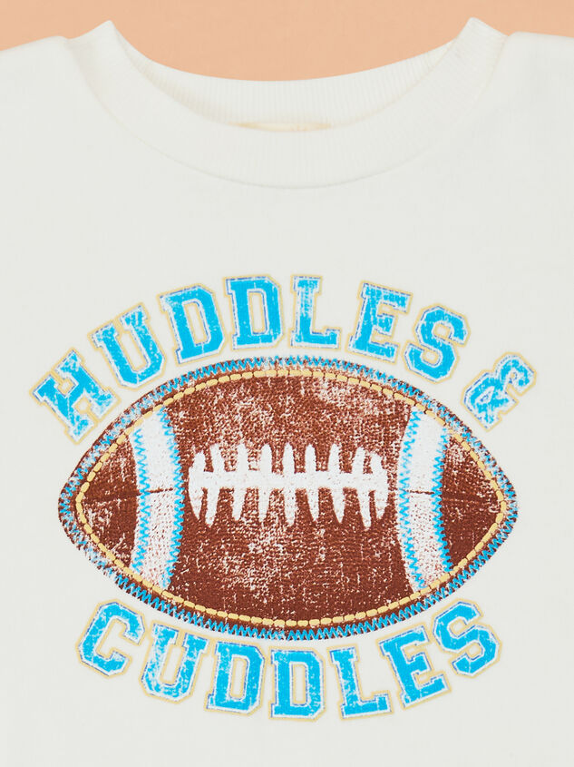 Huddles & Cuddles Bubble Sweatshirt Detail 3 - AS Kids