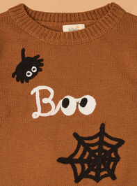 Itsy Bitsy Boo Knit Sweater Detail 3 - AS Kids