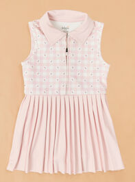 Lena Gingham Polo Dress Detail 2 - ALTAR'D STATE KIDS
