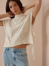 Jess Short Sleeve Sweater Detail 5 - AS Kids