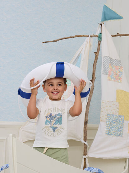 Fishing For Trouble Tee - ALTAR'D STATE KIDS