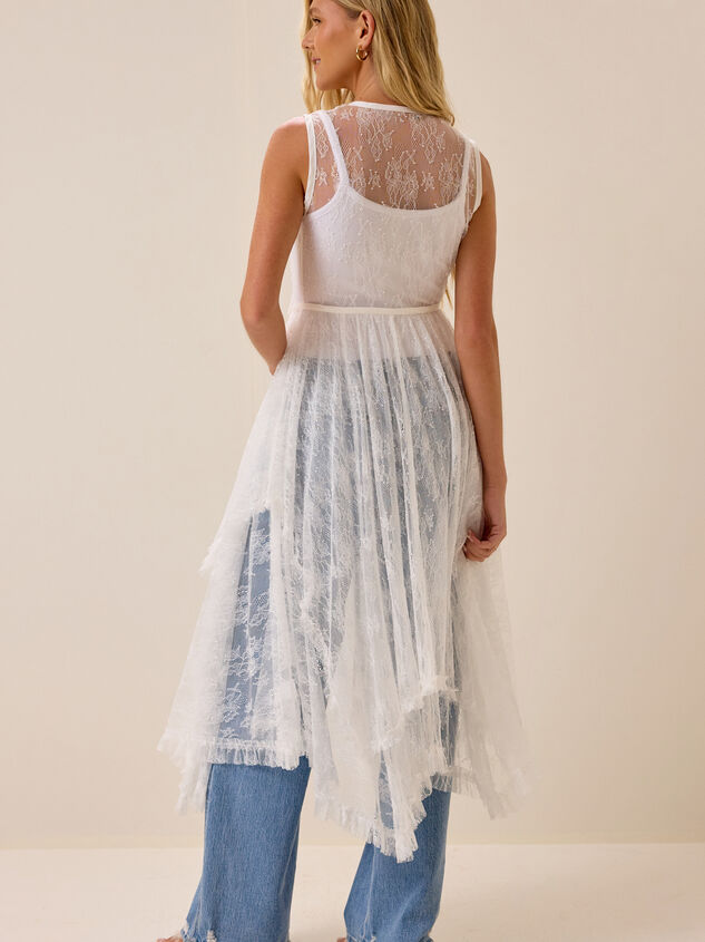 Maddie Lace Ruffle Kimono Detail 6 - AS Kids