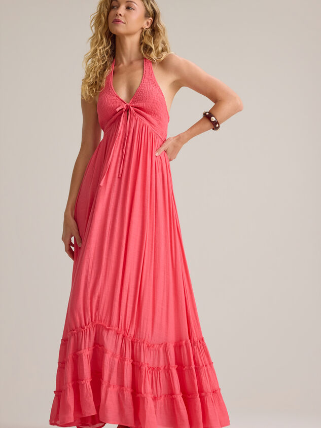 August Halter Maxi Dress Detail 3 - AS Kids