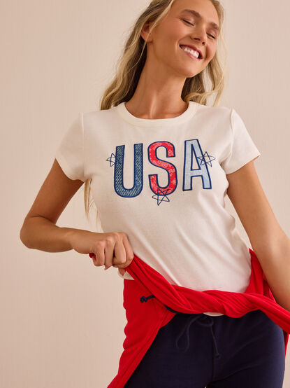Americana Star Baby Tee - ALTAR'D STATE KIDS