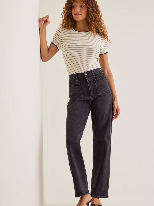 Carlin High Rise Straight Leg Jean - AS Kids