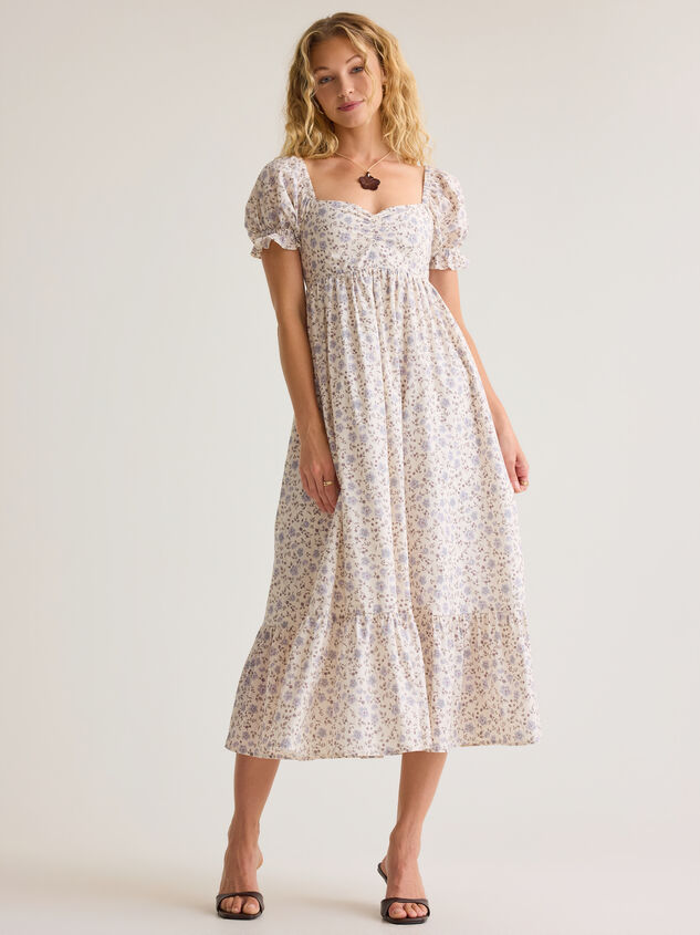 Kayela Floral Mama Dress Detail 4 - AS Kids