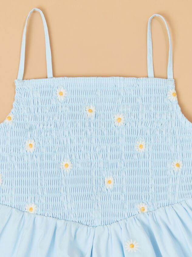 Daisy Dreams Smocked Embroidered Dress Detail 2 - ALTAR'D STATE KIDS