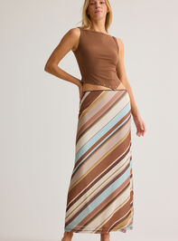 Kimber Stripe Midi Skirt Detail 2 - AS Kids