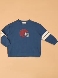 Frank Football Helmet Sweatshirt - AS Kids