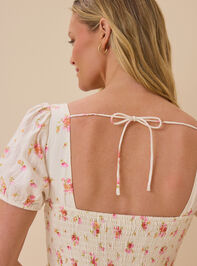 Annika Floral Mini Dress Detail 3 - ALTAR'D STATE KIDS