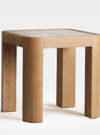 Audrey Wood Side Table Pink and Cream Detail 3 - ALTAR'D STATE KIDS